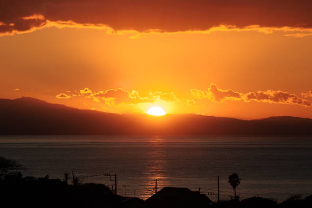 istock Sunset over the Izu Peninsula 1987111854