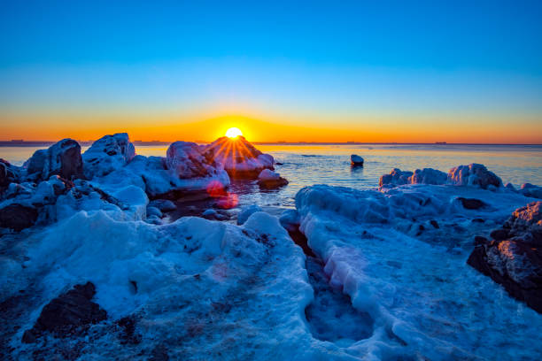 istock Natural Beach Scenery, Qinhuangdao City, China 1987114509