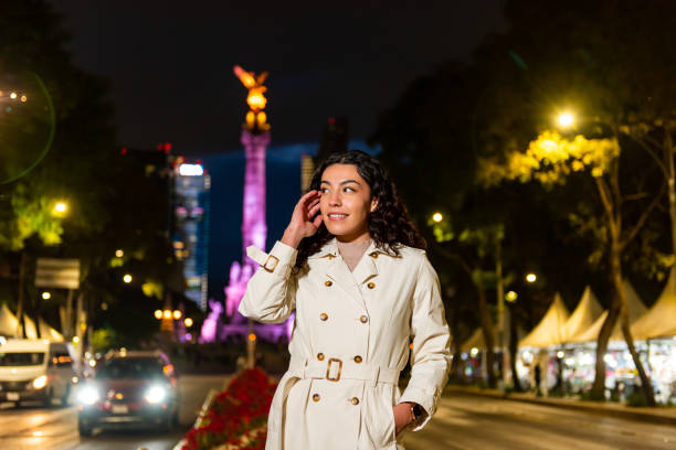 istock Woman in Mexico City at night 1987123006