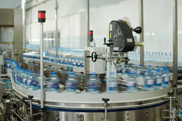 istock Blurry motion of production line 1987124616