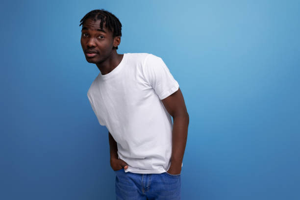 istock white t-shirt with space for printing dressed for a man 1987139556