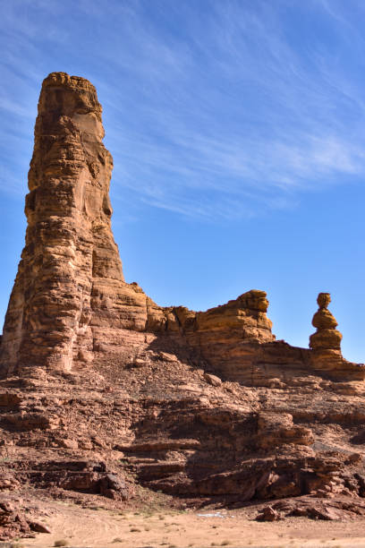 istock Rocky landscape in Al Ula desert, Arabia 1987153938