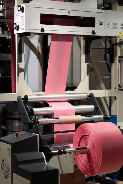 istock close up of blown film extruder machine 1987161083