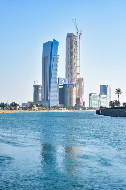 Waterfront buildings in the city of Jeddah. Waterfront buildings in the city of Jeddah, Saudi Arabia. jeddah stock pictures, royalty-free photos & images