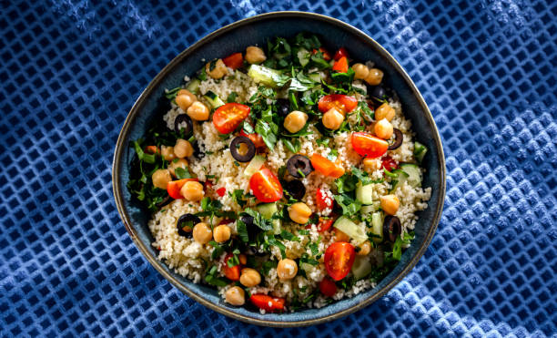 istock A plate of couscous served with vegetables and chickpeas 1987225215