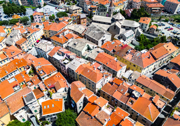 istock Architecture of Finalborgo in Finale Ligure, Liguria, Italy 1987229443