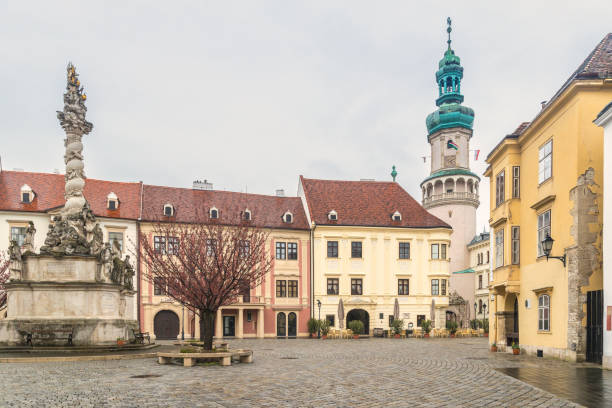istock The Main Square with The Firewatch Tower in Sopron town, Hungary 1987234799