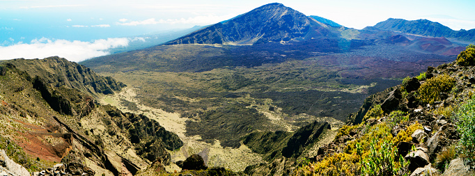 Landscape of Haleakala Volcano, Maui Island, Hawaii - United States