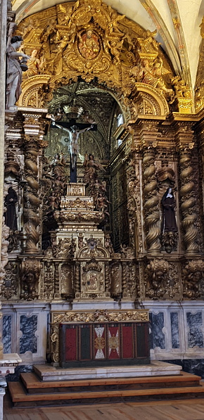 Internal view of Cathedral of Evora