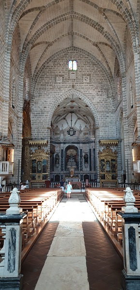 Internal view of Cathedral of Evora