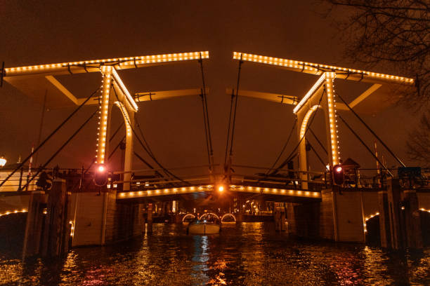 istock Dutch neighbourhoods in festive lighting in Amsterdam 1987299051