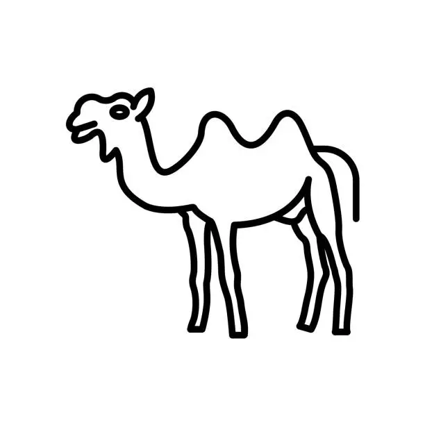 Vector illustration of Camel Icon
