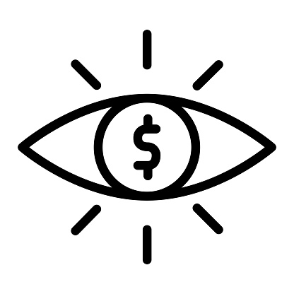 Vision Vector Icon Design Illustration