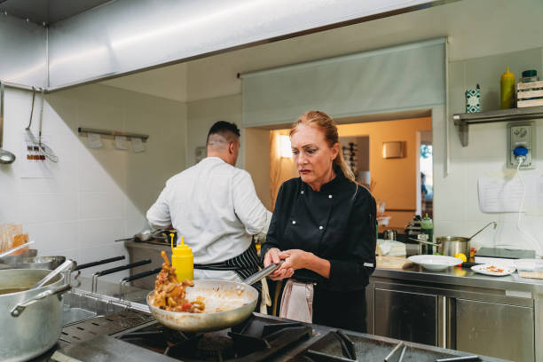 istock Chefs are cooking in the restaurant kitchen 1987421955