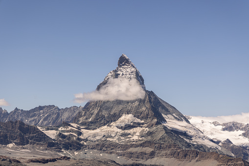 Zermatt, famous Matterhorn peak