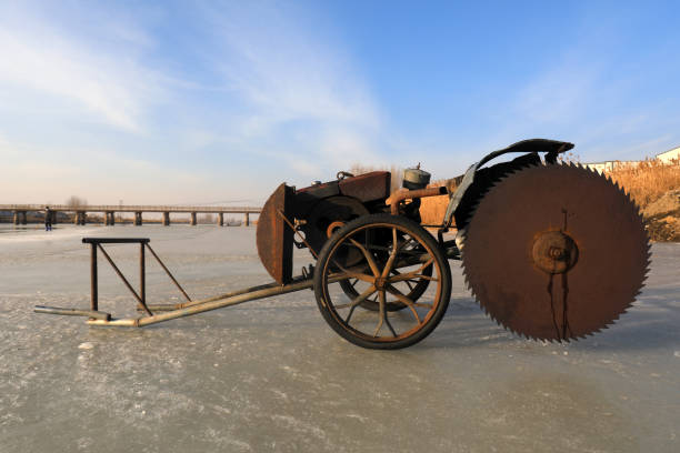 Old Plow on Farmland, Ethno Village of Drvengrad, Serbia