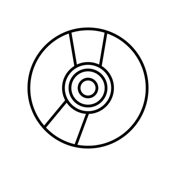 Vector illustration of Blu Ray Icon