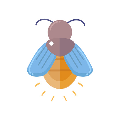 Firefly icon clipart isolated vector illustration