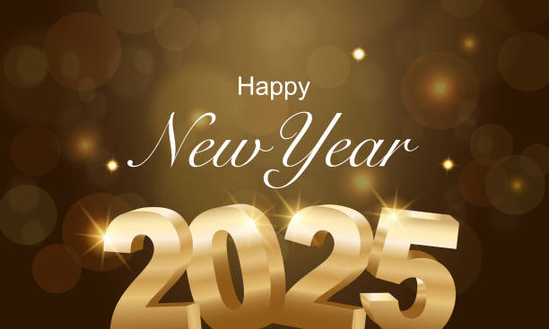 istock 2025 Happy New Year Background Design. Greeting Card, Banner, Poster. Vector Illustration. 1987525992