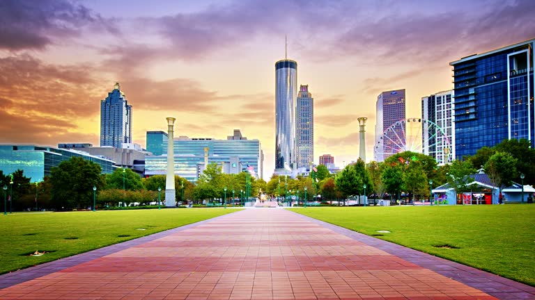 Atlanta Georgia downtown city skyline