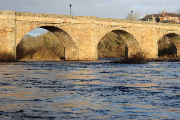istock Bridge at Corbridge, Northumberland, over the River Tyne 1987621744