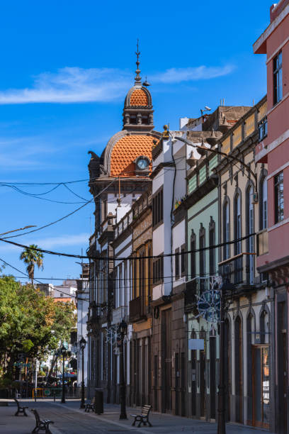istock Beautiful Historical House Facades In Arucas 1987669725