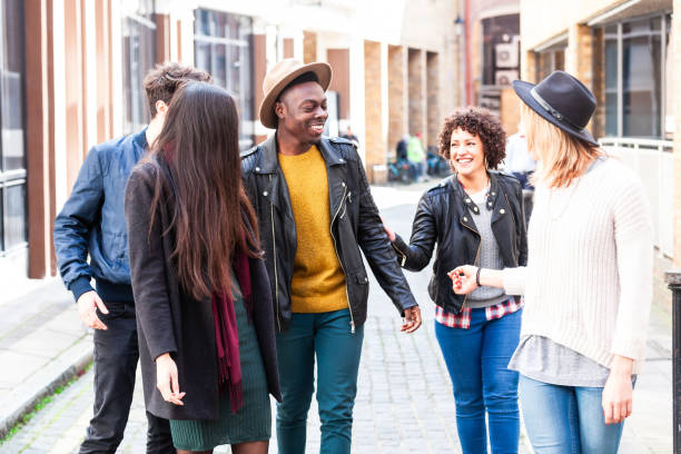 istock Friends meeting and having fun in London 1987693520