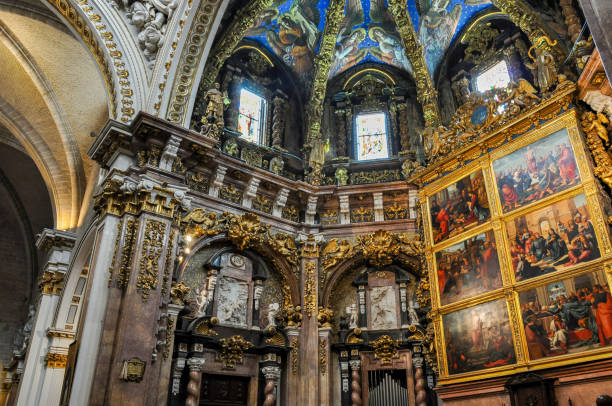 istock Interiors of Valencia Cathedral, Spain 1987710967