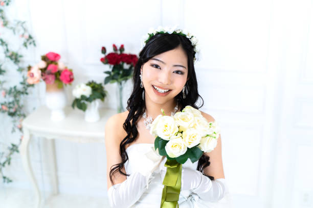istock wedding mini dress bride 1987723665