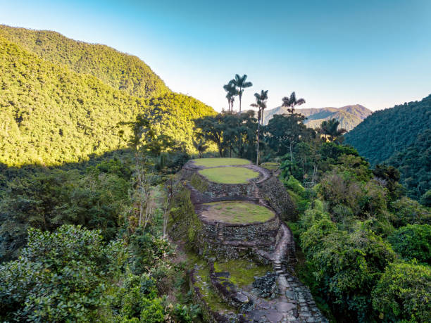 istock Ciudad Perdida, ancient ruins in Sierra Nevada mountains. Santa Marta, Colombia wilderness 1987724201