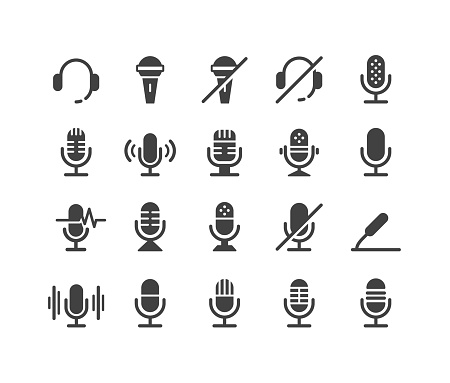 Microphone Icons - Classic Series