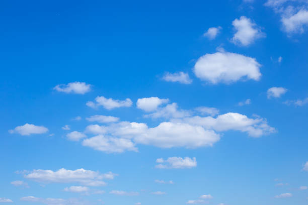 istock Blue sky with white clouds, background, template, sky landscape 1987733200