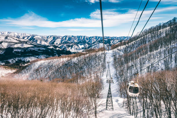 Ropeway, Cable car in Hakuba, Japan