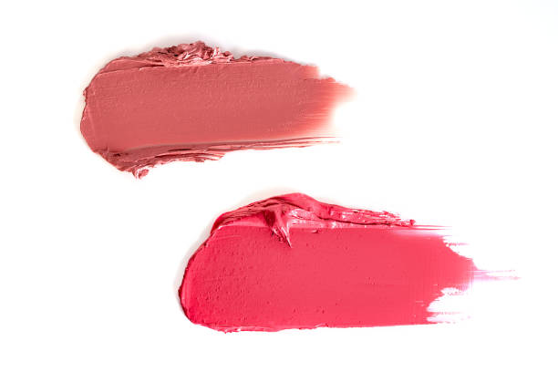 istock Lipstick smears isolated on white background 1987771442