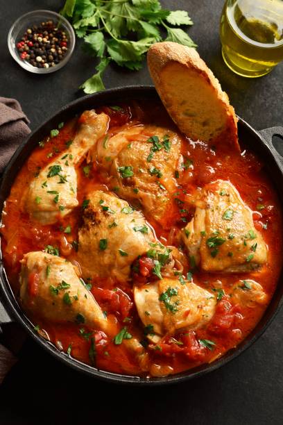 istock Georgian chicken stew with tomatoes and herbs 1987778227