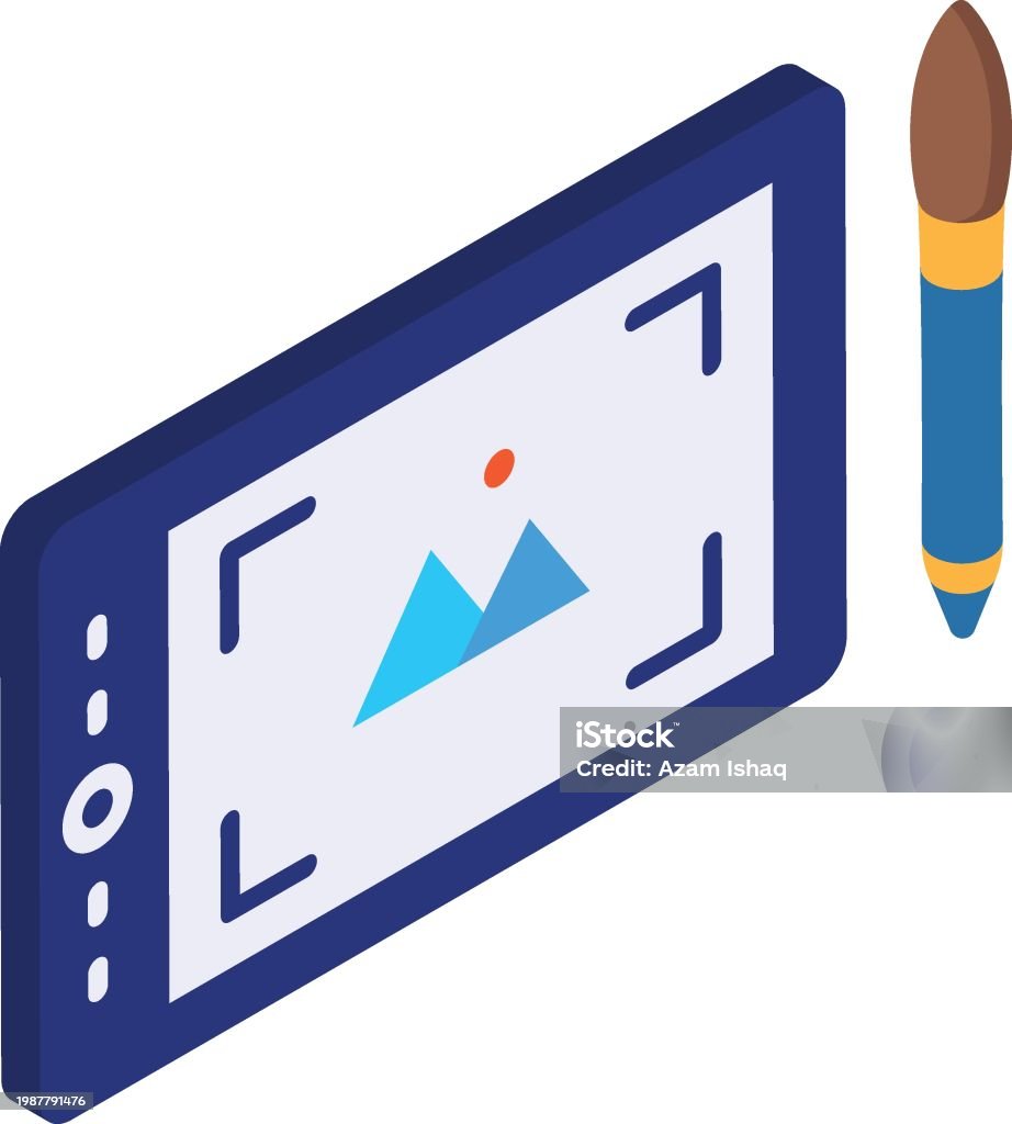 Image Designing Using Pen Tablet Isometric Concept Digitizing Device ...