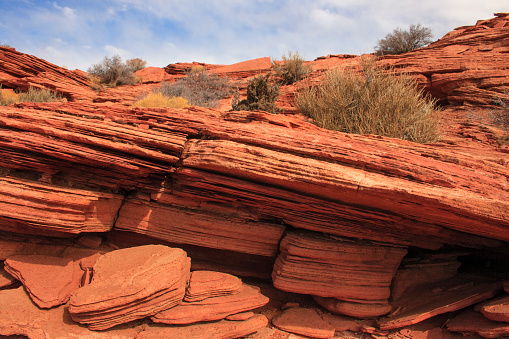 The Rock formation in the Glen canyon, sandstone formations, USA