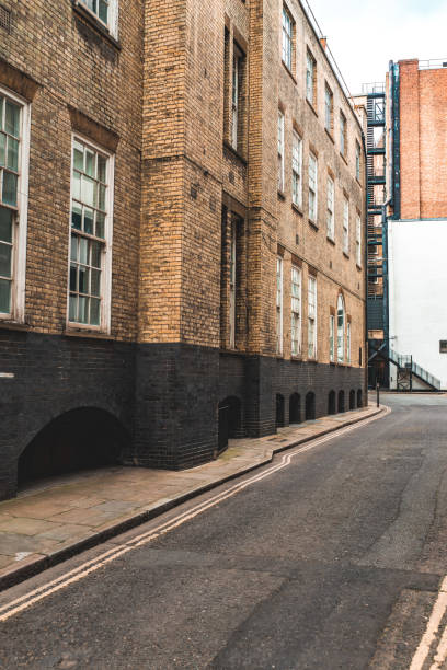 istock Classic architectural wall in London street 1987935136