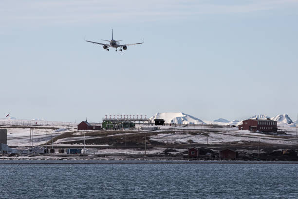 Longyearbyen airport, Svalbard, Norway.