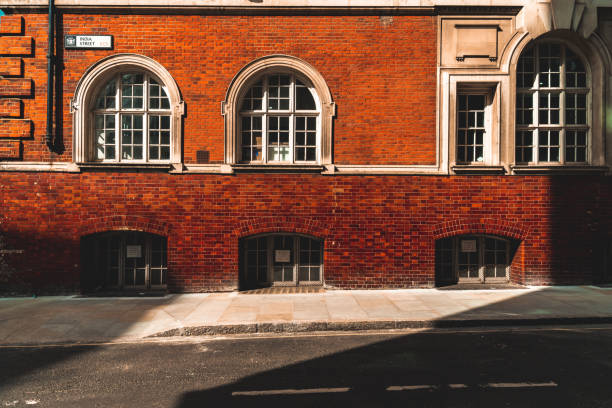 istock Classic architectural wall in London street 1987956065