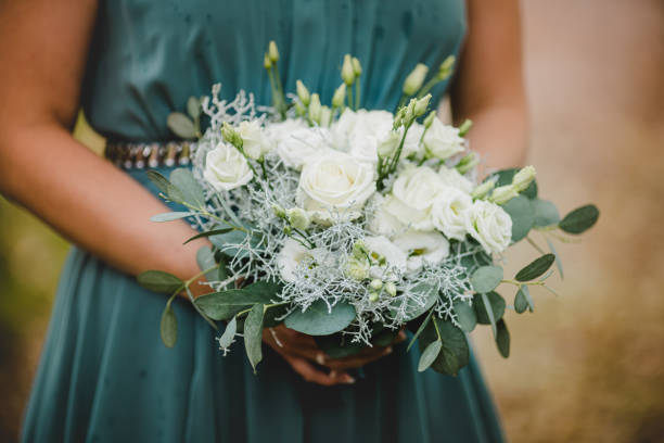 istock wedding flowers bride bouquet groom 1987984897