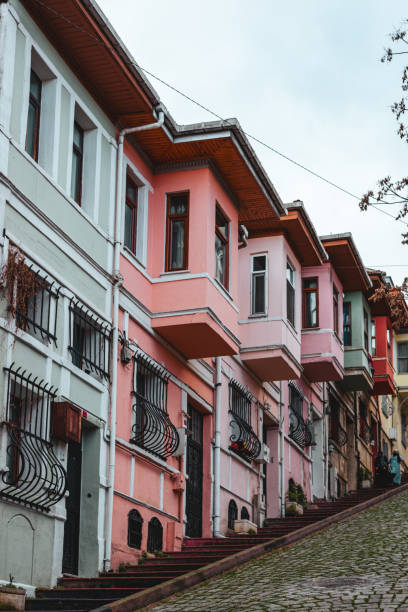 istock Charming old town street in Istanbul, Turkey 1988016222