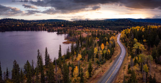 istock Road in Valley during sunrise. 1988047804