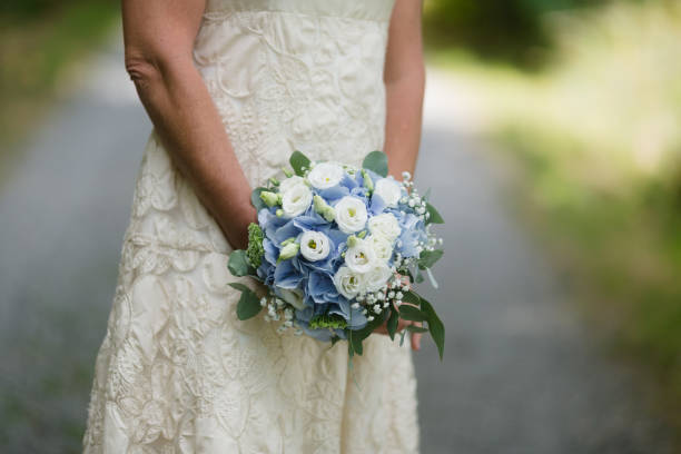 istock wedding flowers bride bouquet groom 1988066526