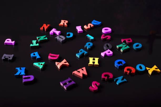Childhood Development in Focus: Colorful Toy Numbers and Letters