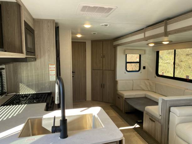 istock RV Interior Travel Trailer 1988140243