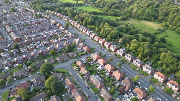 Streets of UK stock photo