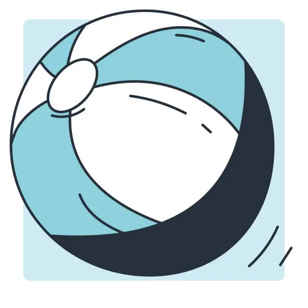 Vector illustration of BEACHBALL