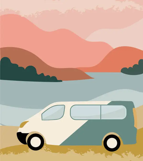 Vector illustration of Traveling