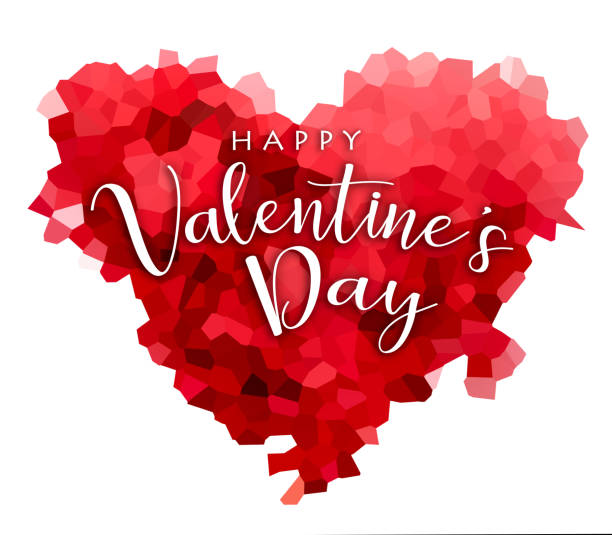 Red heart symbol with black outline